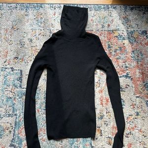 New Madewell black turtleneck sweater XXS